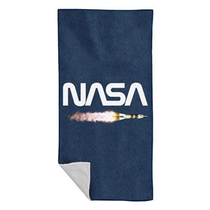 NASA Soyuz Launch Logo Beach Towel