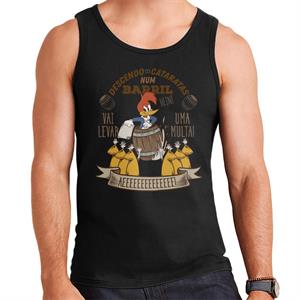 Woody Woodpecker Descendo As Cataratas Num Barril Men's Vest