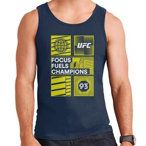 UFC Yellow Block Poster 93 Men's Vest