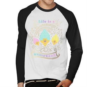 Trolls Classical Trolls Life Is A Symphony Men's Baseball Long Sleeved T-Shirt