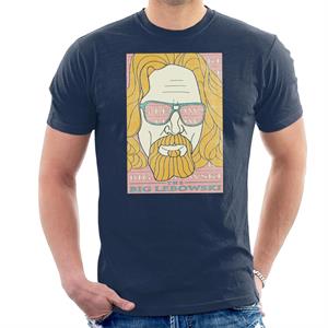 The Big Lebowski Retro Ink Lines Men's T-Shirt