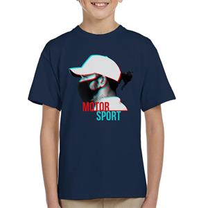 Motorsport Images Lewis Hamilton Side Shot Kid's T-Shirt