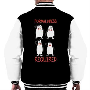 Madagascar Penguins Formal Dress Required Men's Varsity Jacket