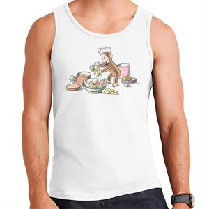 Curious George Ice Cream And Bananas Men's Vest