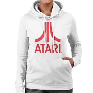 Atari Classic Red Logo Women's Hooded Sweatshirt