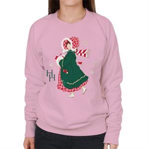 Holly Hobbie Christmas Dress Women's Sweatshirt