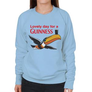 Guinness Toucan Lovely Day For A Guinness Women's Sweatshirt