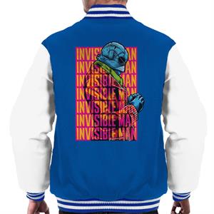 The Invisible Man Silhouette Multi Logo Men's Varsity Jacket