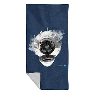 NASA SpaceX Dragon Capsule Docking Beach Towel