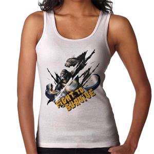 King Kong Vs T Rex Fight To Survive Women's Vest