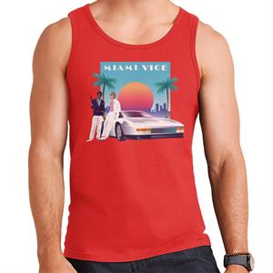 Miami Vice Sunset Men's Vest