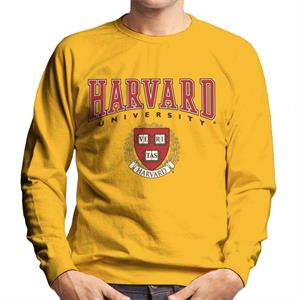 Harvard University Veritas Red Crest Men's Sweatshirt