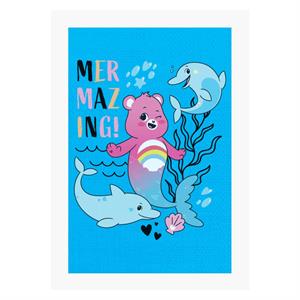 Care Bears Unlock The Magic Cheer Bear Mermazing A4 Print