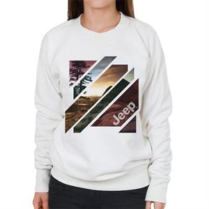 Jeep Off Road Abstract Art Women's Sweatshirt