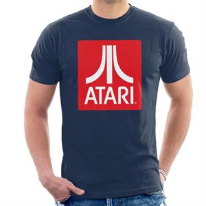 Atari Classic Red Block Logo Men's T-Shirt