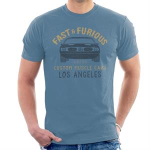Fast and Furious Custom Muscle Cars Los Angeles Men's T-Shirt