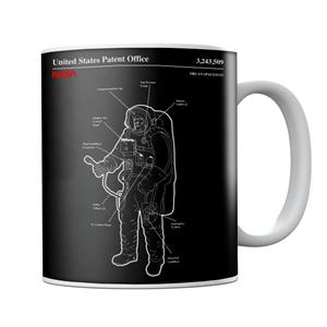 NASA Orlan Spacesuit Blueprint Mug