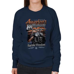 Route 66 America's Highway Women's Sweatshirt