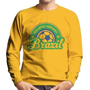 Brazil World Football Sunrise Logo Men's Sweatshirt