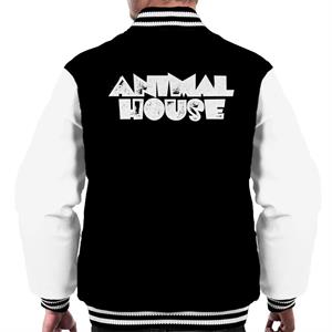 Animal House White Logo Men's Varsity Jacket