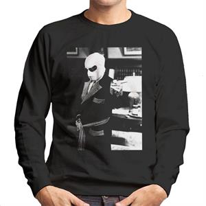 The Invisible Man Pointing Off Screen Men's Sweatshirt
