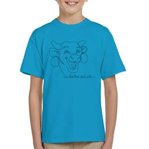 The Laughing Cow Handwritten Close Up Logo Kid's T-Shirt