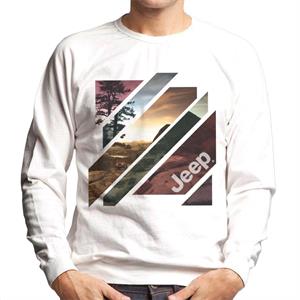 Jeep Off Road Abstract Art Men's Sweatshirt