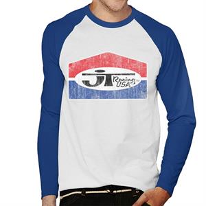 JT Racing Fading Classic Logo Men's Baseball Long Sleeved T-Shirt