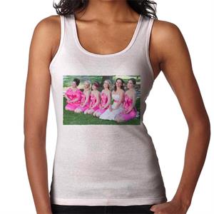 Bridesmaids Bridal Party Photo Kneeling On Lawn Women's Vest