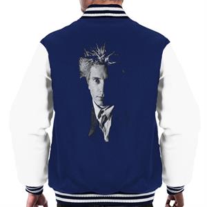 Black And White John Lydon Johnny Rotten Of Public Image Ltd Men's Varsity Jacket