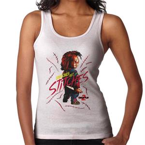 Chucky Childs Play 2 Snitches Get Stitches Women's Vest