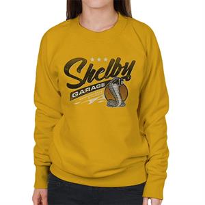 Shelby Logo Garage Performance And Tuning Women's Sweatshirt