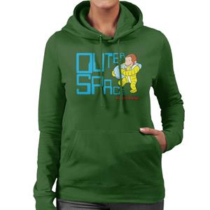 Curious George Outer Space Women's Hooded Sweatshirt