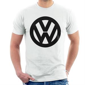 Official Volkswagen Classic Black VW Logo Men's T-Shirt