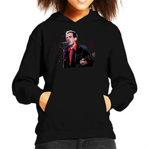 TV Times Mick Jones Of The Clash On Stage 1983 Kid's Hooded Sweatshirt