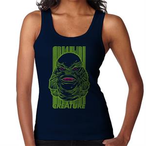 The Creature From The Black Lagoon Head Illustration Women's Vest