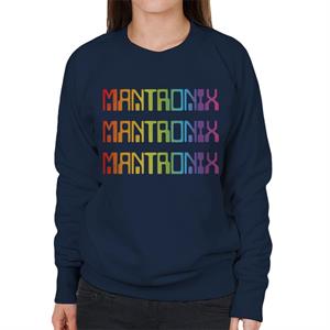 Mantronix The Album Cover Rainbow Shimmer Flex Women's Sweatshirt