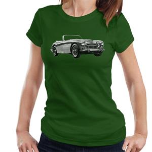 Austin Healey Grey British Motor Heritage Women's T-Shirt