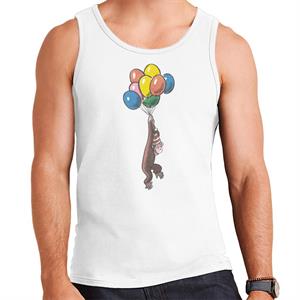 Curious George Balloon Flying Hat Men's Vest