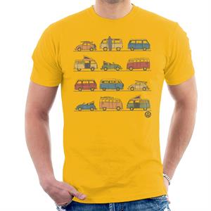 Official Volkswagen Vans And Beetles Men's T-Shirt