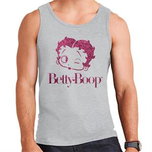 Betty Boop Winks Cherry Glitter Men's Vest