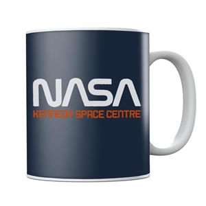 NASA Kennedy Space Centre Rocket Text Mug