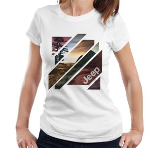 Jeep Off Road Abstract Art Women's T-Shirt