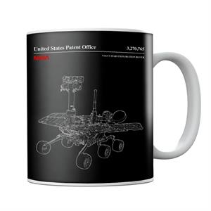 NASA Mars Exploration Rover Schematic Mug