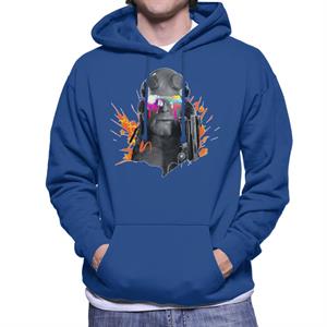 Hellboy II Paint Splatter Men's Hooded Sweatshirt