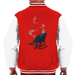 The Invisible Man In Chair Men's Varsity Jacket