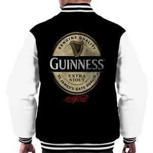 Guinness Stout Label Logo Men's Varsity Jacket