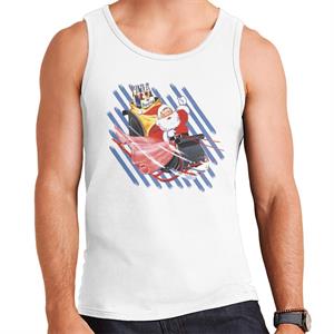 Pepsi Christmas Retro Bottle Santa Sleigh Men's Vest