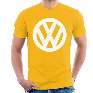 Official Volkswagen Classic White VW Logo Men's T-Shirt