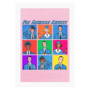 Pan Am Flight Crew A4 Print